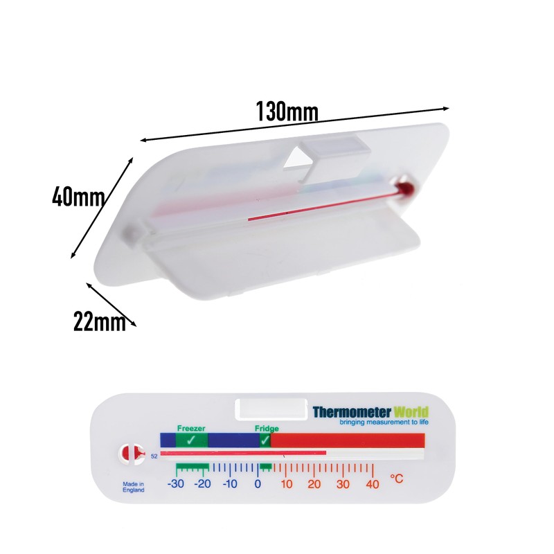 Kühlschrankthermometer Analog und Gefrierschrank Thermometer - Ideale Temperaturanzeige für Kühlschränke