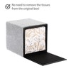 Sumnacon Tissue Box Cover Bling Square Tissue Box for Bathroom