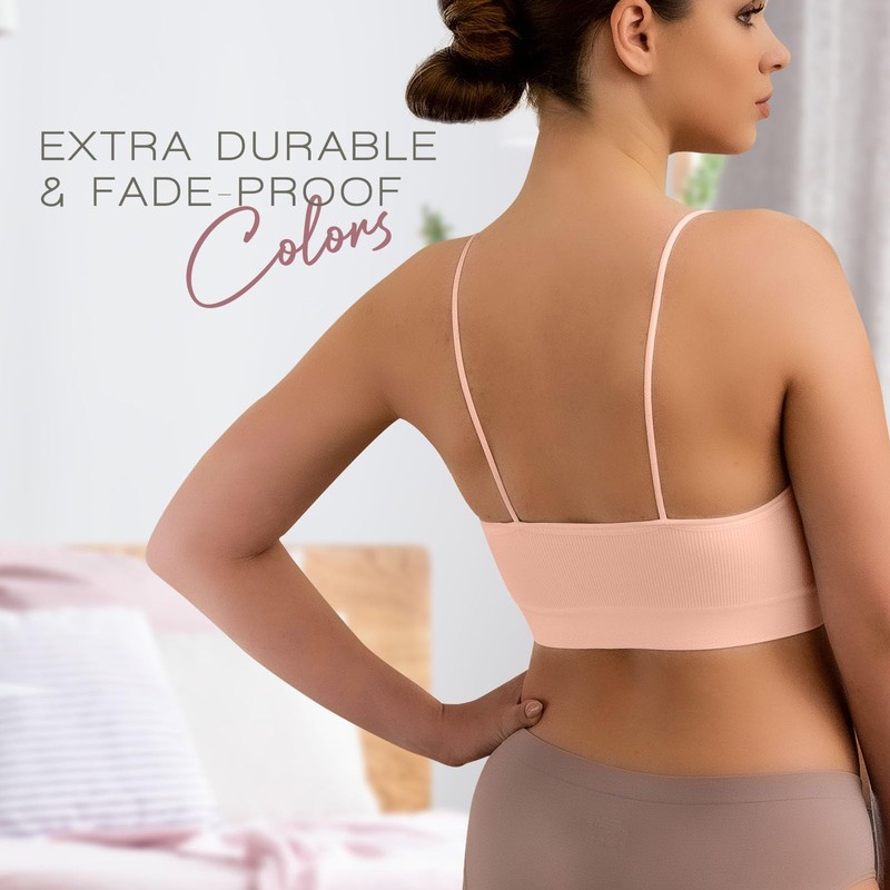 Alyce Athletics - Brasier deportivo para mujer, paquete de 4,