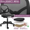 TTD TIANTIANDA Mesh Back Armless Computer Office Desk Chair Swivel