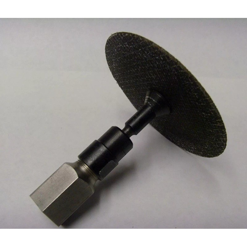 DRILAX FLAPPER ADAPTER STAINLESS STEEL 5/8 UNC Thread with 1/4"