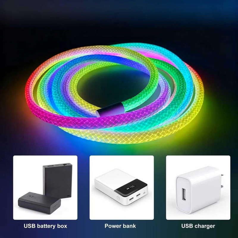 Cofiveevo Rope Lights, 16.4FT LED Rope Light DIY, Music Synchronization,
