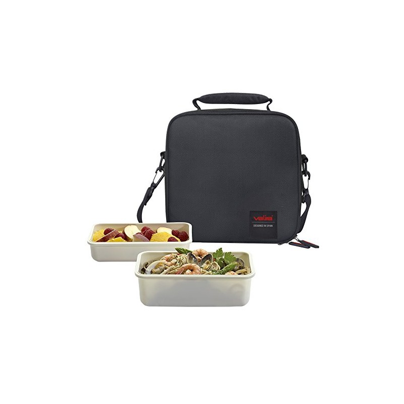 Valira Nomad Black Compact Fold Up Lunch Bag