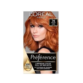 L'Oréal Paris Préférence, Permanent Hair Colour, 74 Dublin, Mango Copper