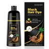 Hair Dye Shampoo Canas Tinte Black