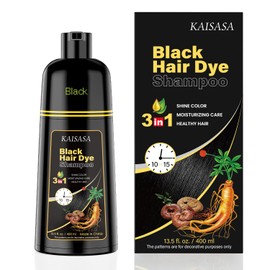 Hair Dye Shampoo Canas Tinte Black