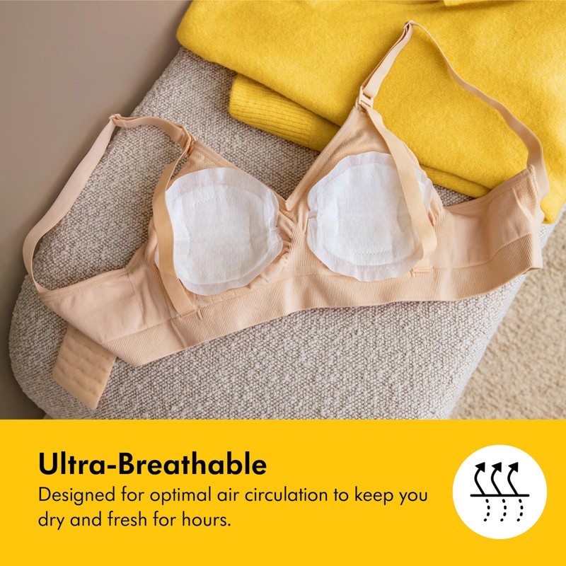 Medela Ultra-Breathable Nursing Pads, Highly Absorbent, Super Soft, Discreet Design