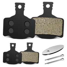 Brake Pads Bicycle Disc Brake for Magura - 4 Pieces Disc Brake Bicycle Compatible with Magura MT2/MT4/MT6/MT8, Even Braking Force for Bicycle Brakes Pads with Adjustment Plate Easy Assembly