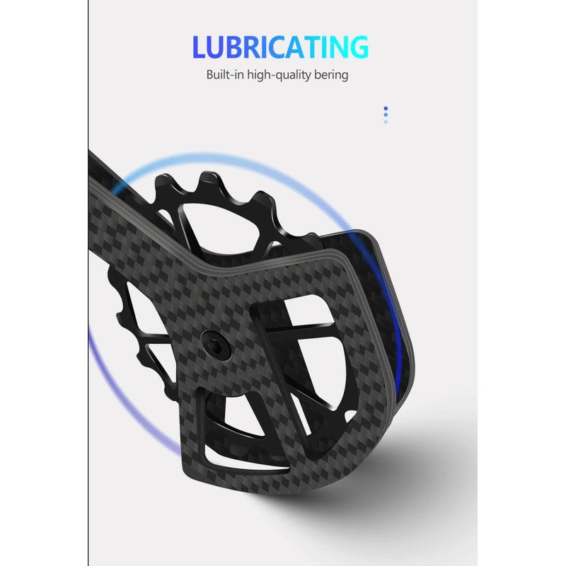 Carbon Big Pulley with Ceramic Bearing Pulley Set Gear Set