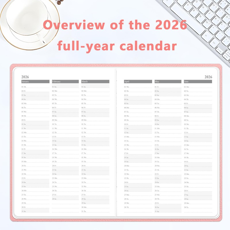 2026 A5 Weekly Planner & Diary - Week to View