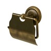 Bisk 00403 Deco Toilet Roll Holder with Cover in Antique
