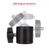 Walway Aluminum Alloy 360 Degree Hot Shoe Mount Adapter 1/4''