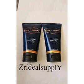 Gillette King C Gillette Transparent Shave Gel Designed With White Tea 5floz PACK OF 2