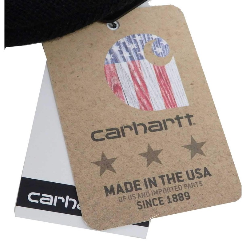 Carhartt A18 ACRYL WATCH KNICAP BLACK Acrylic Watch Knit Cap