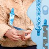 4 Pack Pacifier Clips for Boys Girls, Dummy Clips Baby