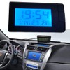 Thermometer Digitaluhr Auto Temperaturmesser Kalender Mini Monitor mit LCD-Display Zeit