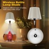 SOUDFK Pridola Wireless Bottle Lamp, 2024 New 3 Color Rechargeable