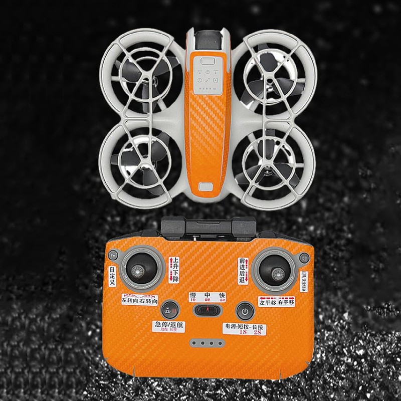 Laroal Neo Drones Sticker Kit Orange Waterproof Scratch-Resistant Decals Sticker