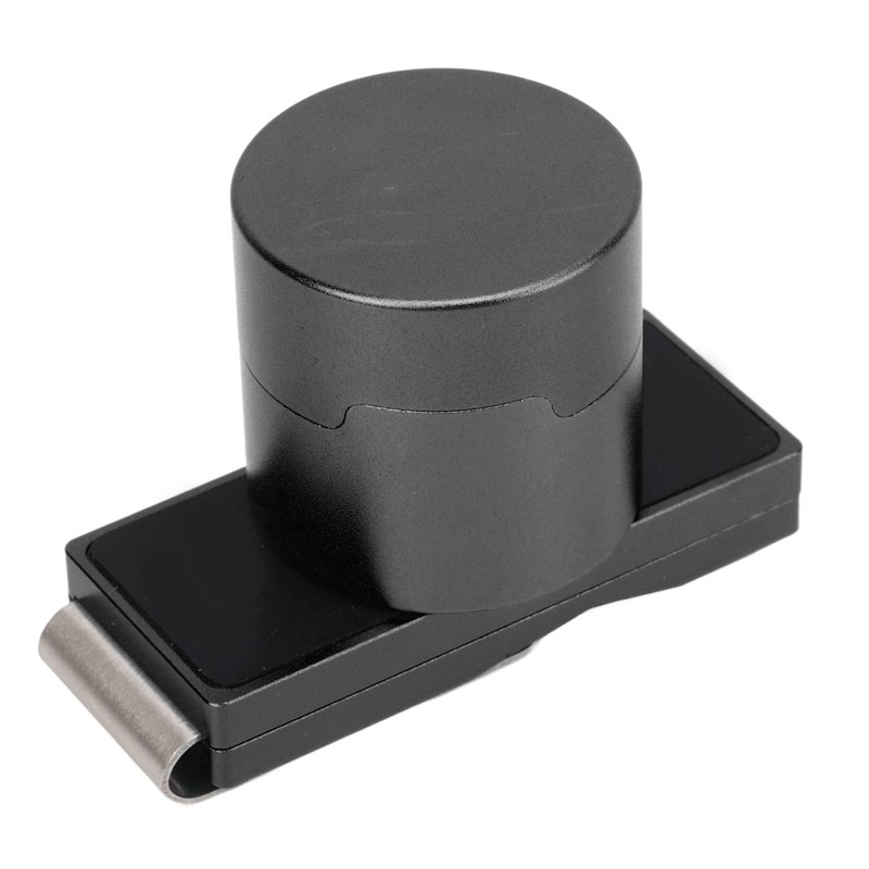 Magnetic Billiard Chalk Holder Aluminium Alloy Round Snooker Cue Chalk