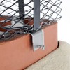 Shelter SCADJ-S Adjustable Clamp On Black Galvanized Steel Single Flue