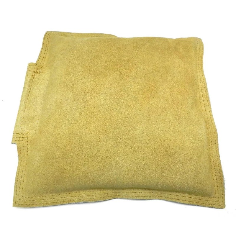 10" Square Sandbag Leather Bench Pad Sand Bag with Double