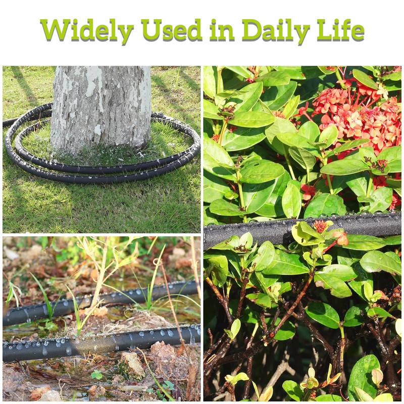 LINEX Garden Flat Soaker Hose 1/2" x 15 ft for