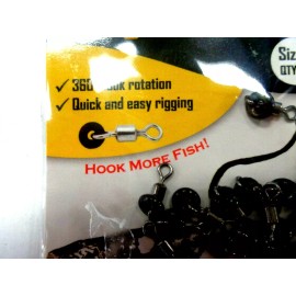 Ringer Swivels - Size 2 - 10 in pack - for Quick and Easy Ballyhoo Rigging