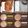 20PCS Glitter Freckles Face Tattoo - 4 Styles Gold Freckles