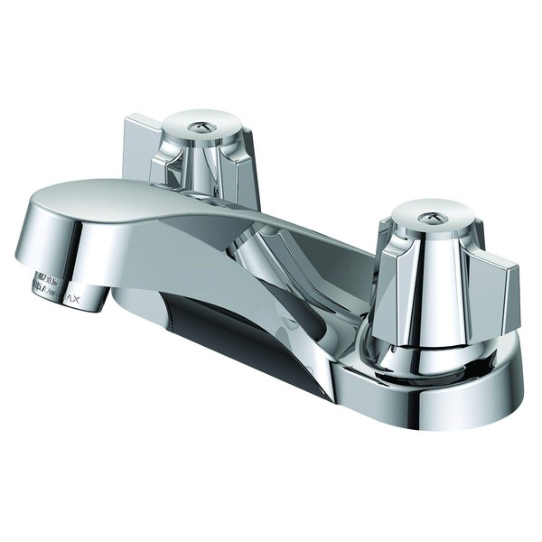 EZ-FLO 10281LF Two-Handle Lavatory Washerless Faucet,Chrome