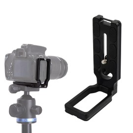 Elitecran Quick Release L-Mount Arca Swiss, DSLR L-Bracket Vertical with Quick Release Plate, 1/4 Inch Screw Arca Swiss for Most Tripods, Monopods, Gimbal Stabilisers