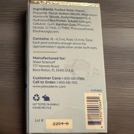 Plexaderm Rapid Reduction Serum – 18 Applications – Instantly Reduces Wrinkles & Eye Bags – NIB