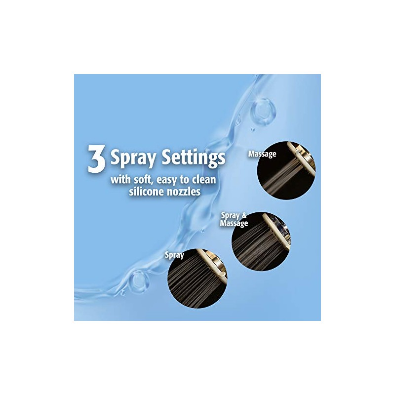 SHOWER HEAD 3SET WHT