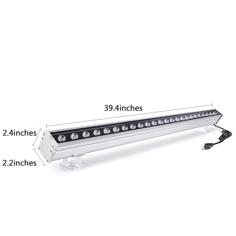JSN&PC LED Wall Washer 24W 39.4 Inches Lighting Bar IP65