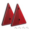 DARKGUARD Rectangular Reflectors, Screw-on, White, Square Reflector, Screw-On E9 Mark,