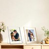 Gold 11x14'' Floating Frame for Picture(6x8'',7x9'',8x10''),Adjustable Tabletop/Shelf floating picture frame