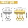 4Pcs Magnetic Necklace Clasps with Layering Separator, Multi Necklace Clasp