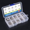 Glarks 200-Piece M3 4 5 6 8 Hex Allen Head