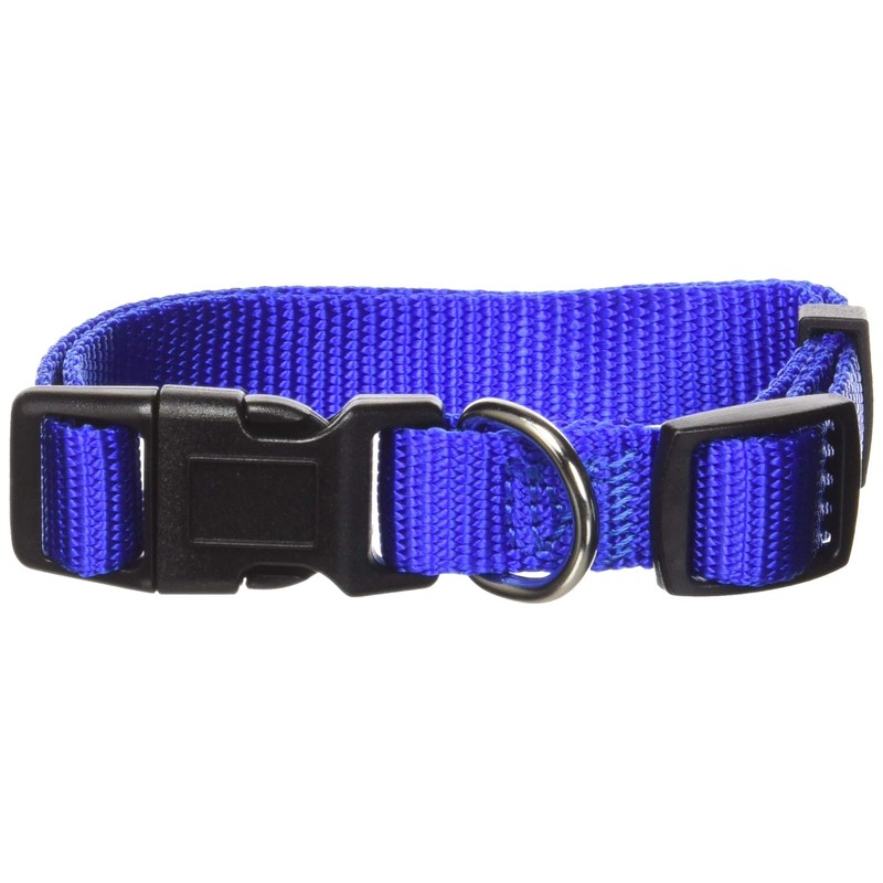 Petmate Adjustable Collar, 5/8 by 10 by 16-Inch, Blue