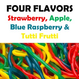 Chick Barf Rainbow Lace Licorice Funny Unique Easter Basket Gag Gift Candy for Birthday Girls, Boys and Teens (5.5 Ounces)