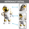 WINUSD Gold Astronaut Statue Figurine Astronaut Decor for Room Office