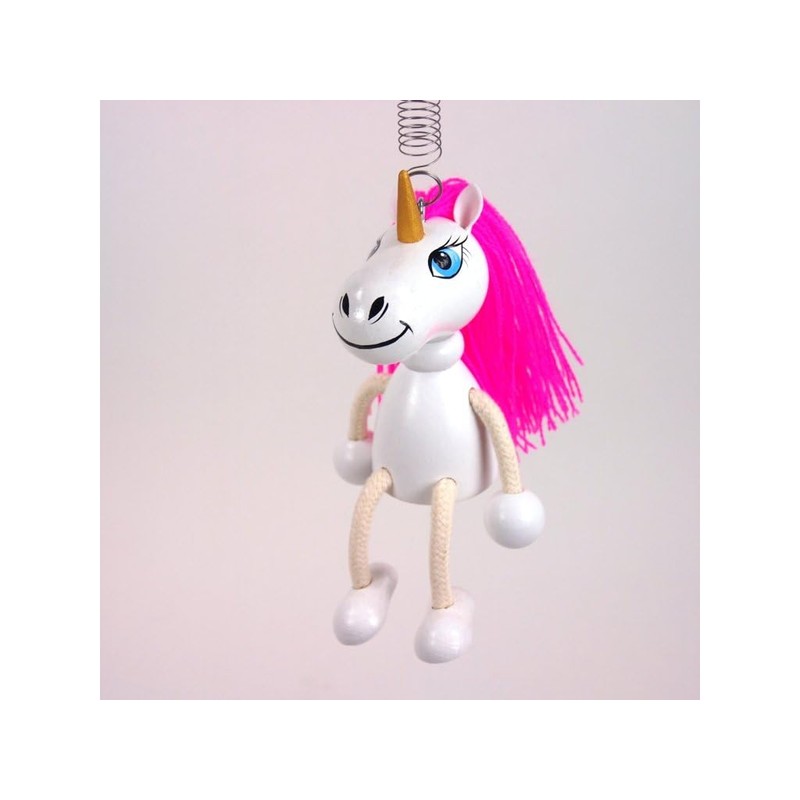 Schwingfigur Einhorn – Handgefertigte Dekoration aus Holz