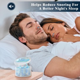 KinomiYa 8pcs Anti Snoring Nose Vents Device That Work, Anti Nose Vents for Snoring Devices, Snoring Devices for Men, Nose Opener for Breathing Sleep, Stop Snoring Devices That Work for Men