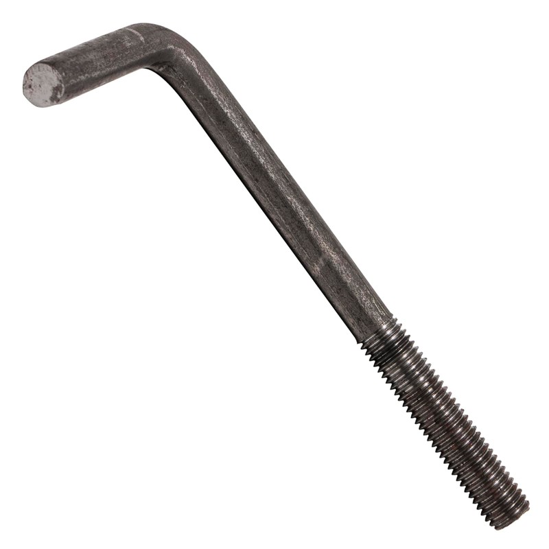 5/8"-11 x 8" L-Bolt Concrete Anchor Bolt - Plain Finish