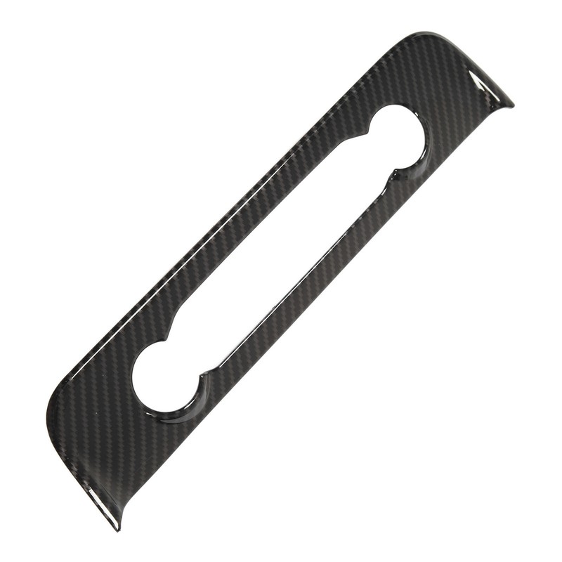 Multimedia Control Knob Cover Trims Carbon Fiber Style Replacement for