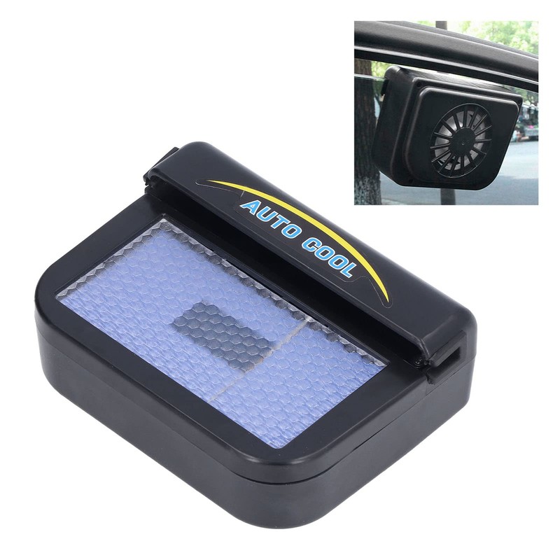 Solar Power Car Auto Air Vent Cool Fan Cooler Ventilation