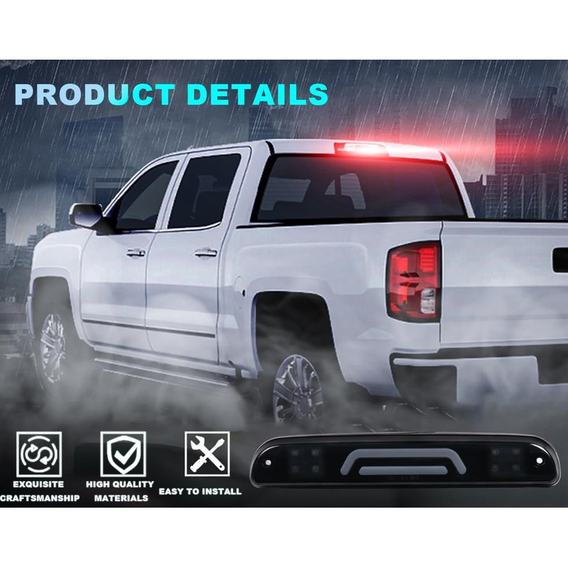 PIT66 LED 3rd Brake Light Compatible with Ford Ranger 1993-2011/Ford