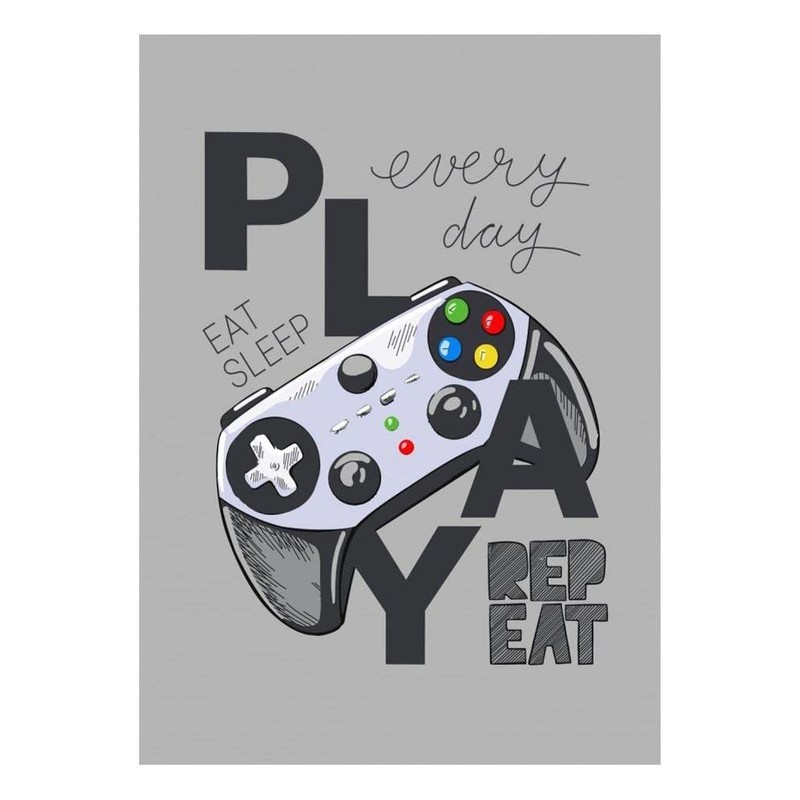 BrandMac Gamer Fleece Blanket 100 x 140 cm Polyester Cuddly