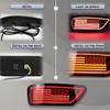 GEEGEETOP Full Lens LED Rear Reflector Bumper Fog Light Assembly