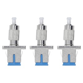 3Pcs Optical Fiber FC Male to SC Female Connector Fiber Optic Convertor Adapter for Visual Fault Locator