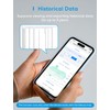 Meross Matte 10-in-1 Smart Thermometer Hygrometer (Hub Required) - Indoor